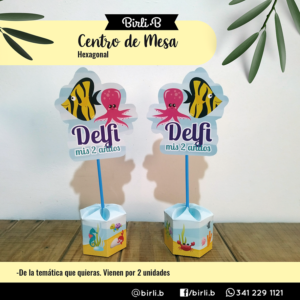 Centro de Mesa Hexagonal