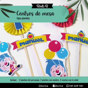 Centro de Mesa: Pinches