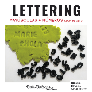 Marcador ABC: mayúsculas y números