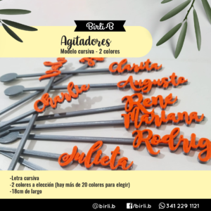 Agitadores: Cursiva
