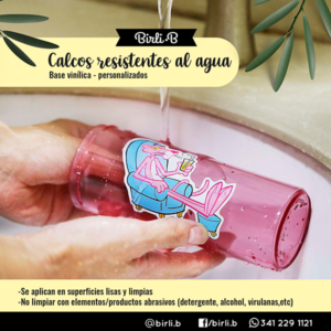 Calcos resistentes al agua