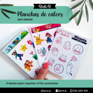Plancha de Calcos