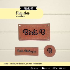 Etiquetas Cuero Ecólogico