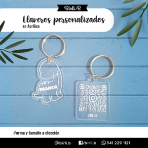 Llaveros de Acrílico Personalizados