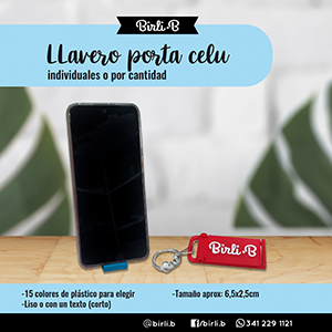 Llavero Porta Celular