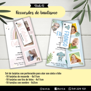 Recuerdo de bautismo