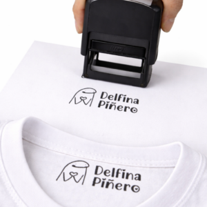 Sello escolar para ropa y papel